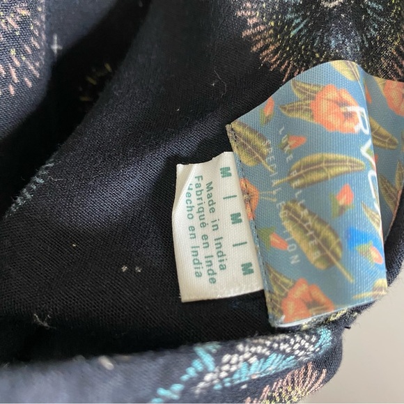 RVCA Top Black Fireworks Print Romper, Size Medium - Picture 7 of 10